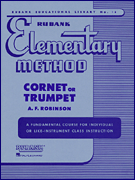RUBANK ELEMENTARY METHOD CORNET cover